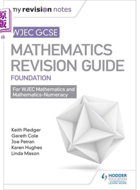 海外直订WJEC GCSE Maths Foundation: Mastering Mathematic... WJEC GCSE数学基础:掌握数学复习指南