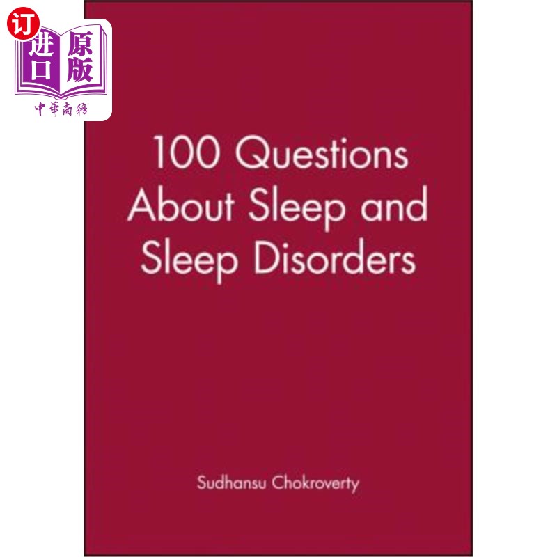 海外直订医药图书100 Questions about Sleep and Sleep Disorders 关于睡眠和睡眠障碍的100个问题