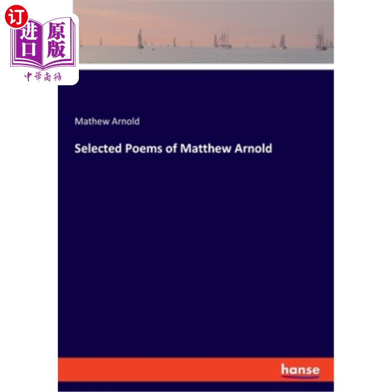 海外直订Selected Poems of Matthew Arnold 马修·阿诺德诗选