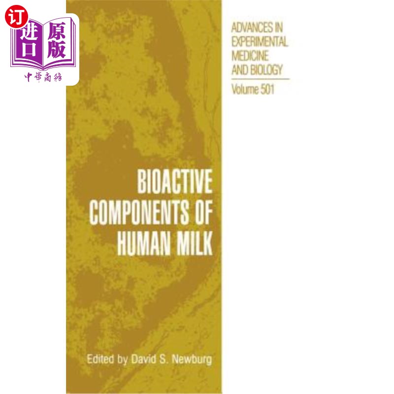 海外直订医药图书Bioactive Components of Human Milk 母乳的生物活性成分