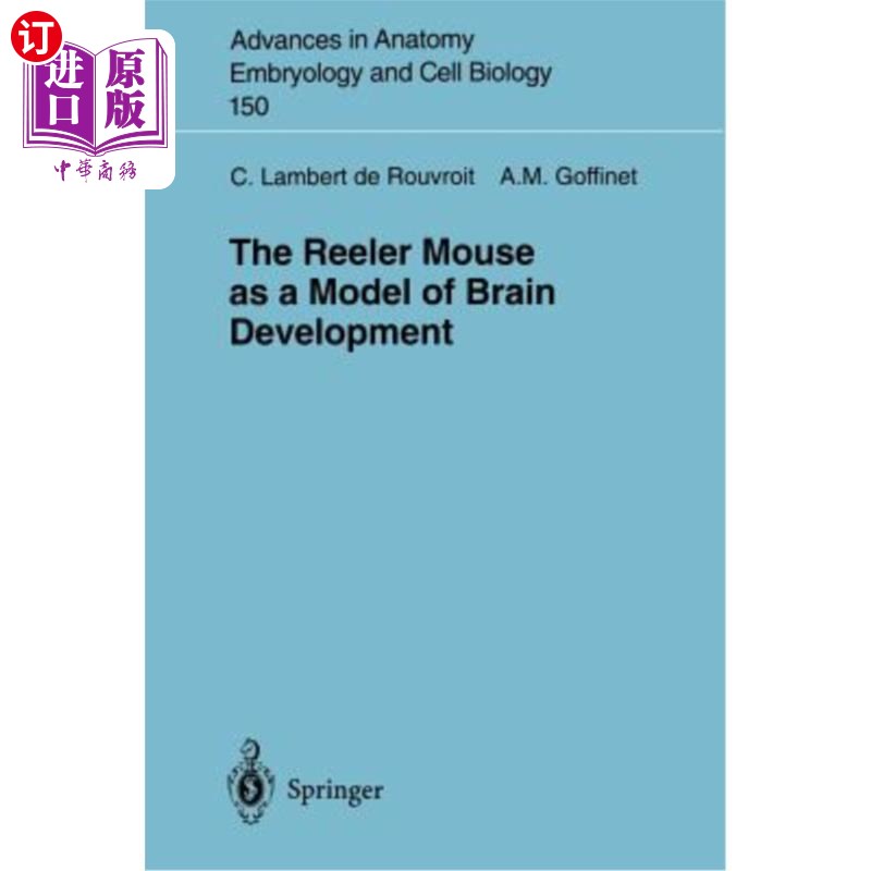 海外直订The Reeler Mouse as a Model of Brain Development 作为大脑发育模型的卷轴鼠