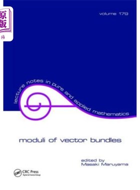 海外直订Moduli of Vector Bundles 向量束的模