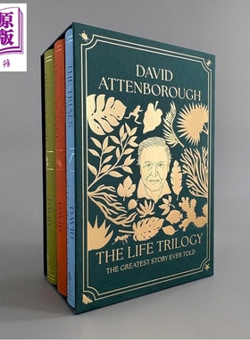 生命三部曲套装 大卫爱登堡 自然史著作 The Life Trilogy Boxset 英文原版 David Attenborough【中商原版】