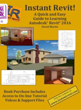 海外直订Instant Revit!: A Quick and Easy Guide to Learning Autodesk(R) Revit(R) 2016 即时revit！：快速简便地学习Aut