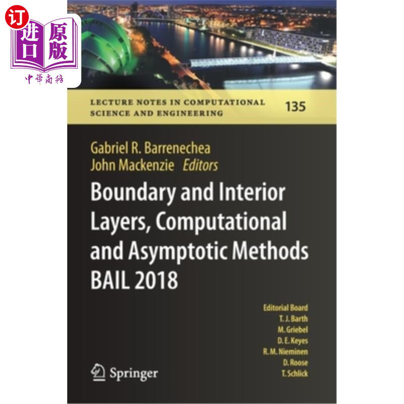 海外直订Boundary and Interior Layers, Computational and Asymptotic Methods Bail 2018 边界和内层，计算和渐近方法，20