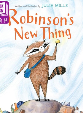 收藏家 浣熊罗宾逊 Robinsons New Thing 英文原版 儿童绘本 图画故事书 进口童书 精装【中商原版】