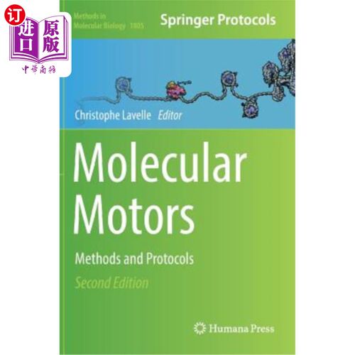 海外直订Molecular Motors: Methods and Protocols 分子马达：方法和协议