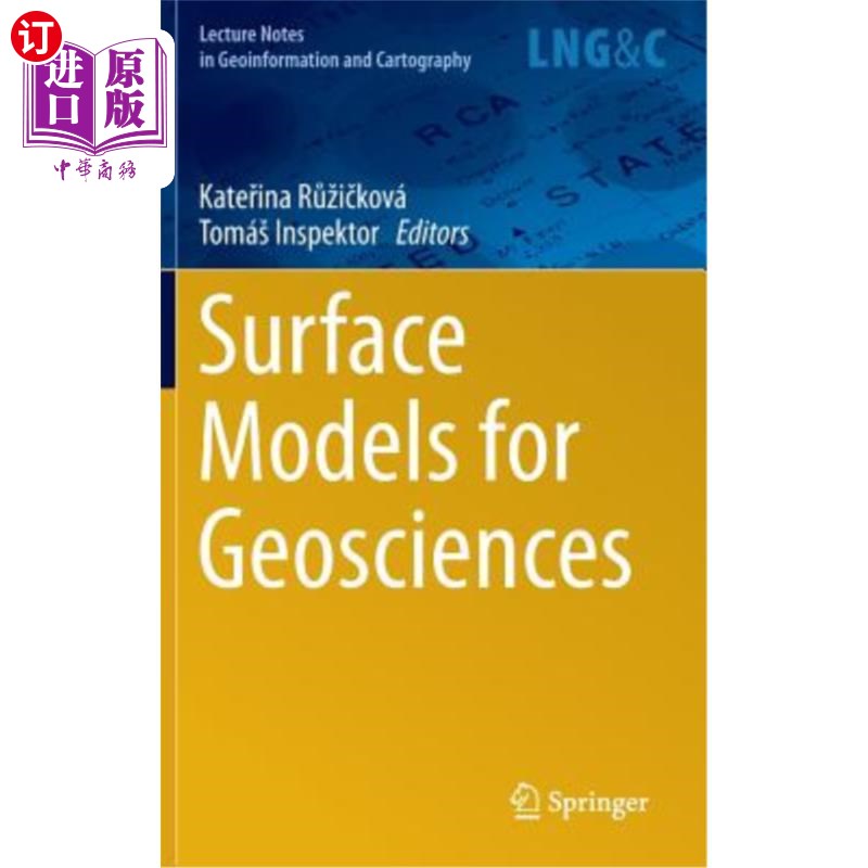 海外直订Surface Models for Geosciences 地球科学表面模型