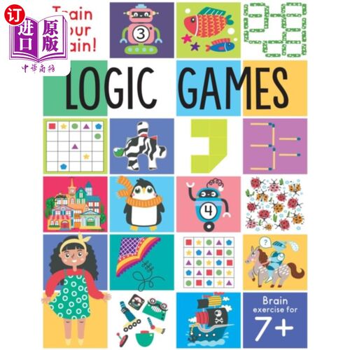 海外直订古英语 Train Your Brain: Logic Games 训练大脑：逻辑游戏