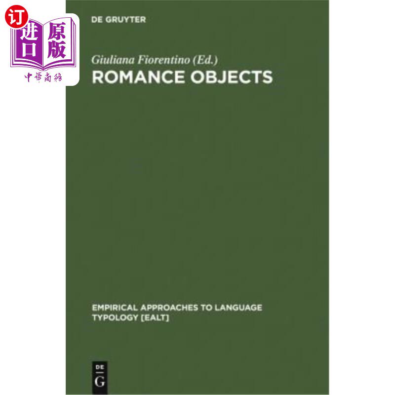 海外直订Romance Objects: Transitivity in Romance Languages 罗曼语对象:罗曼语中的及物性