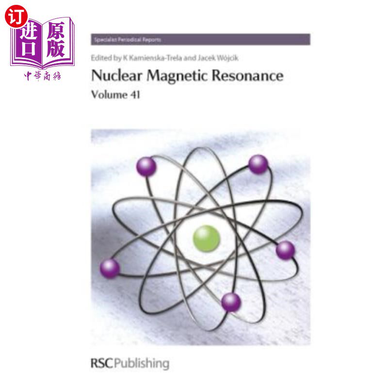 海外直订医药图书Nuclear Magnetic Resonance: Volume 41 核磁共振：第41卷