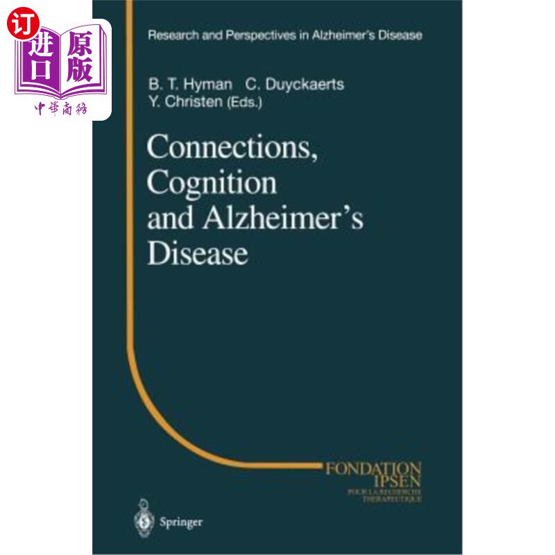 海外直订医药图书Connections, Cognition and Alzheimer's Disease 连接，认知和阿尔茨海默病
