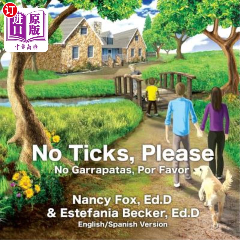 海外直订No Ticks, Please - No Garrapatas, Por Favor 请不要扁虱-不要扁虱，色情狂。
