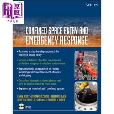 现货 限定场地进入与应急响应 Confined Space Entry And Emergency Response 英文原版 D Alan Veasey 【中商原版】 Wiley