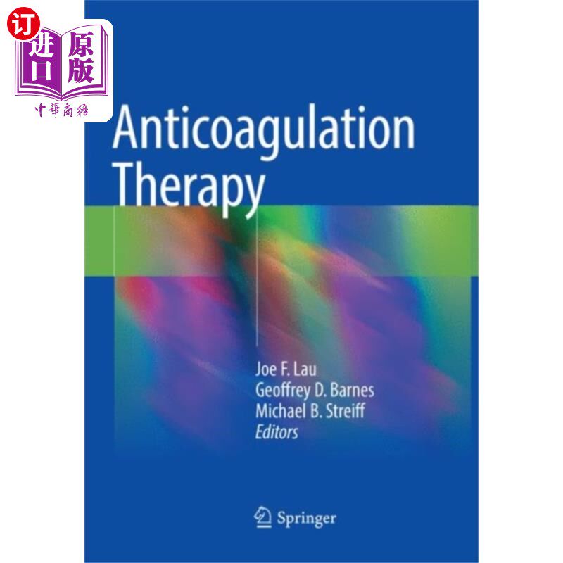 海外直订医药图书Anticoagulation Therapy 抗凝治疗