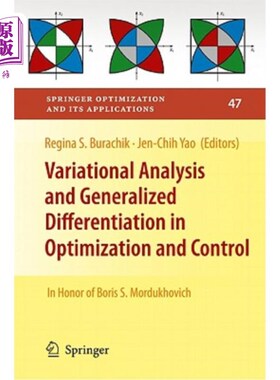 海外直订Variational Analysis and Generalized Differentiation in Optimization and Control 优化与控制中的变分分析与广