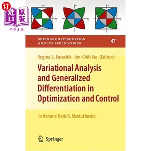 Generalized Differentiation 优化与控制中 Analysis 变分分析与广 Control and Optimization 海外直订Variational