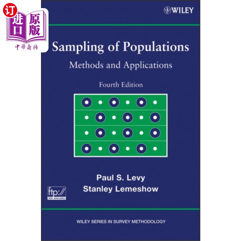 海外直订Sampling of Populations - Methods and Applicatio... 总体抽样-方法和应用4e集合