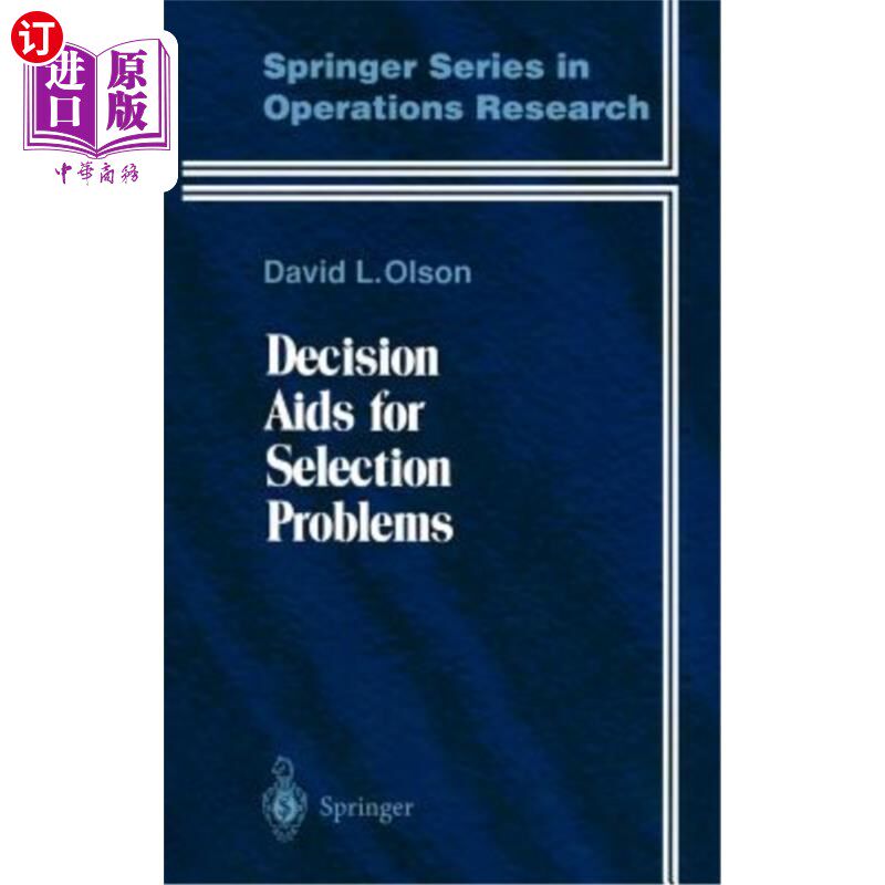 海外直订Decision AIDS for Selection Problems 选择问题的决策辅助