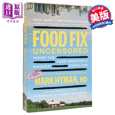 揭秘食品行业的隐瞒事件修订版 马克海曼 Food Fix Uncensored Mark Hyman 食品安全健康书籍英文原版 可搭吃肥见瘦 好能量书