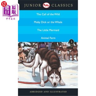 海外直订Junior Wild Littl Moby Dick The 呼 读物 野性 Call the Whale 三年级经典 Book Classic