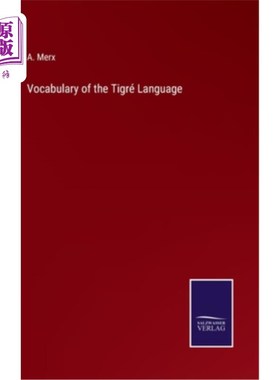 海外直订Vocabulary of the Tigré Language Tigré语言的词汇