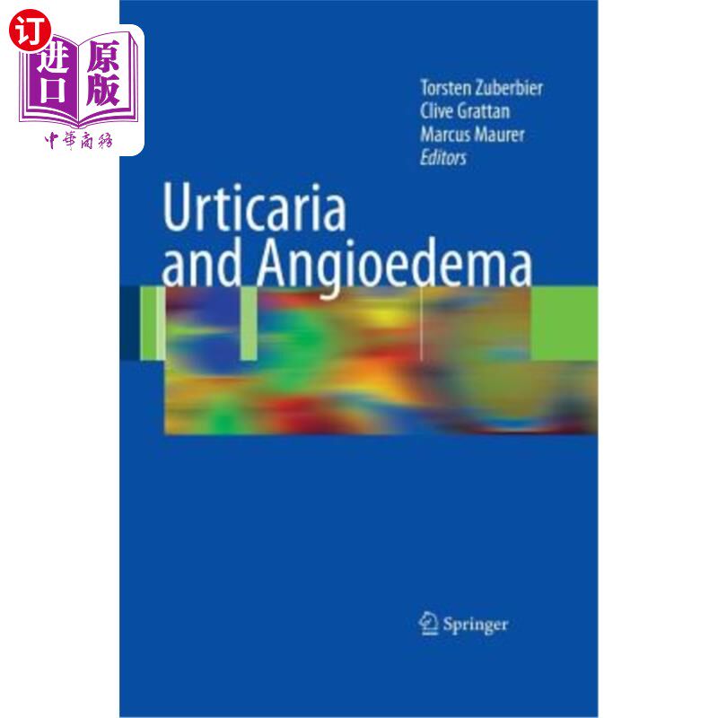 海外直订医药图书Urticaria and Angioedema 荨麻疹和血管水肿