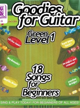 海外直订Goodies for Guitar GREEN LEVEL 1 吉他绿色一级糖果