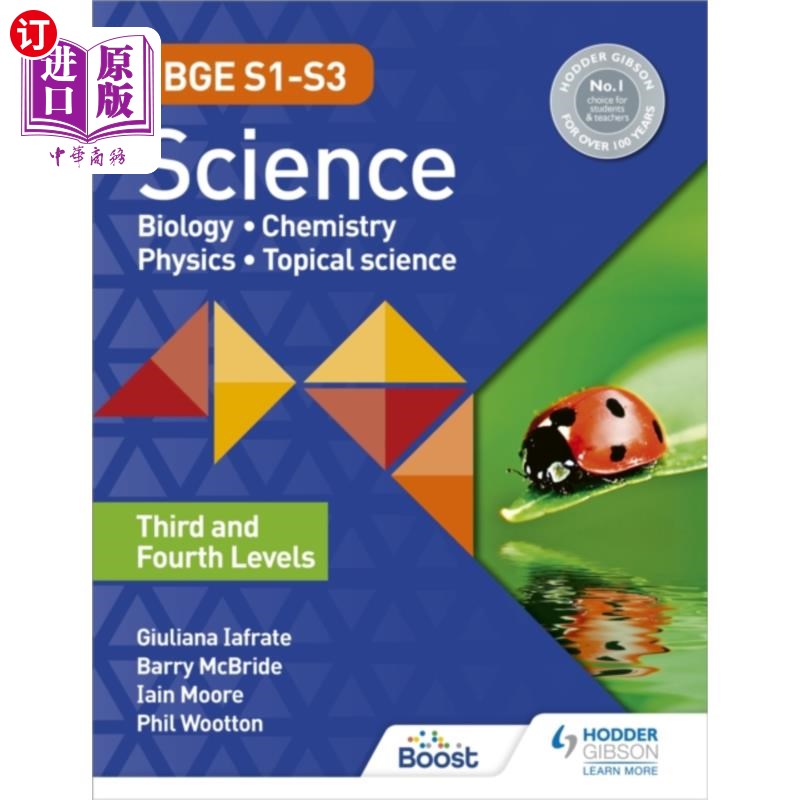 海外直订BGE S1-S3 Science: Third and Fourth Levels BGE S1-S3科学:第三和第四层次