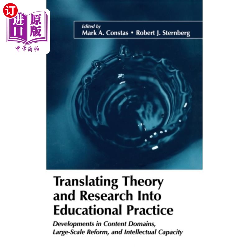 海外直订Translating Theory and Research Into Educational... 将理论与研究转化为教育实践