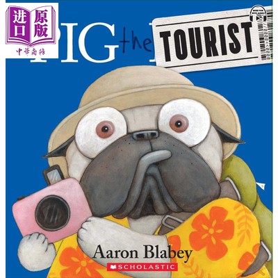 Pig The Tourist With Audio On Storyplus 巴哥犬比格的导游生活 附音频 英文原版 进口图书 儿童故事绘本 4-6岁【中商原版?