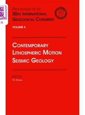 海外直订Contemporary Lithospheric Motion Seismic Geology 当代岩石圈运动地震地质学
