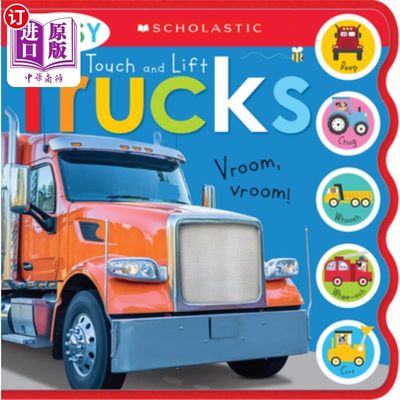 海外直订Noisy Touch and Lift Trucks: Scholastic Early Learners (Sound Book) 嘈杂的触摸和举起卡车:学龄早期学习者(有