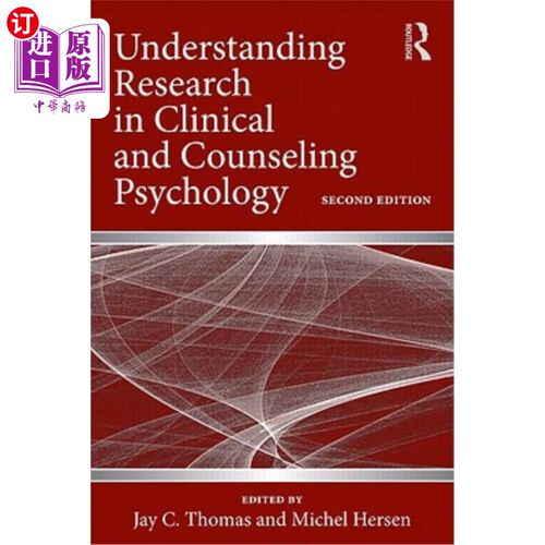 海外直订医药图书Understanding Research in Clinical and Counseling Psychology 理解临床和咨询心理学研究