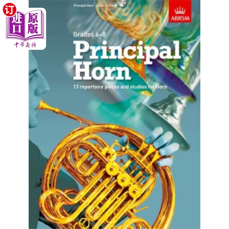 海外直订Principal Horn, Score, Part & CD 霍恩校长,乐谱,部分和CD