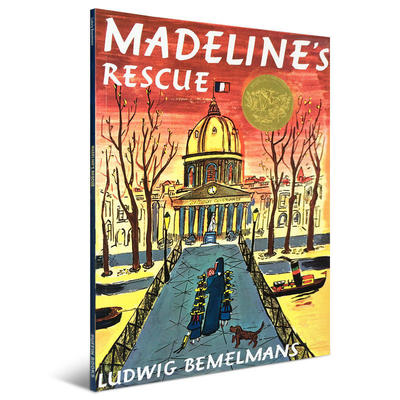 玛德琳的狗狗救星 英文原版 Madeline's Rescue 凯迪克金奖 儿童故事绘本【中商原版】