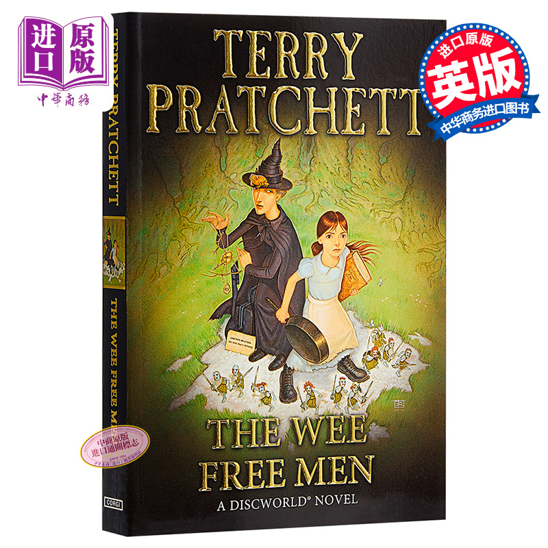 现货 【中商原版】碟形世界30：实习女巫和小小自由人 英文原版 科幻小说 Discworld Novel 30 Wee Free Men Terry Pratchett