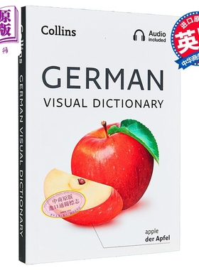 Collins German Visual Dictionary 柯林斯德语图解词典  带音频  英文原版 Collins【中商原版】