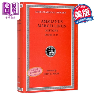 阿米阿努斯 History 现货 英文原版 中商原版 洛布古典丛书 Marcellinus 马尔切利努斯 原文拉英对照版 Ammianus Volume