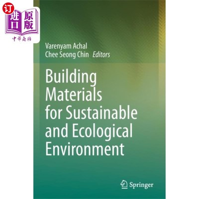 海外直订Building Materials for Sustainable and Ecologica... 可持续与生态环境建材