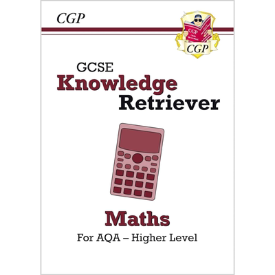 现货 英国原版CGP教辅New GCSE Maths AQA Knowledge Retriever - Higher新版GCSE 数学 AQA 知识检索器 更高【中商原版】