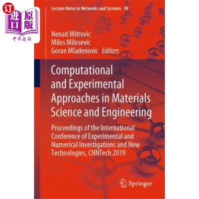 海外直订Computational and Experimental Approaches in Mat... 材料科学与工程中的计算与实验方法“，
