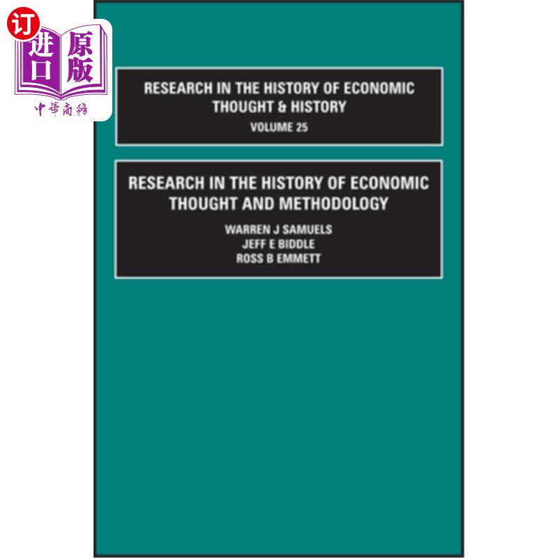 海外直订Research in the History of Economic Thought and Methodology (Part A, B & C) 经济思想与方法史研究（上）