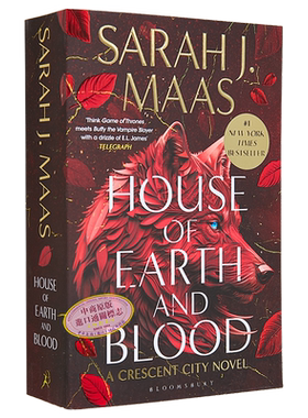新月城1英文原版 大地与血之屋 House of Earth and Blood Crescent City Sarah J. Maas 浪漫奇幻小说英文版
