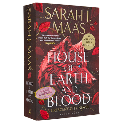 新月城1英文原版 大地与血之屋 House of Earth and Blood Crescent City Sarah J. Maas 浪漫奇幻小说英文版