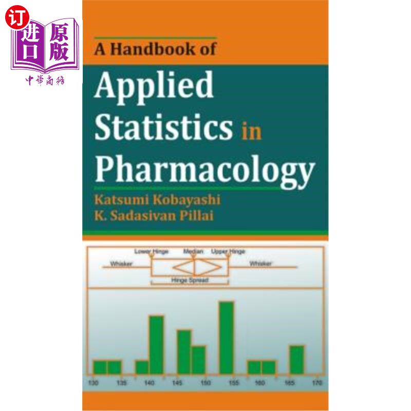 海外直订A Handbook of Applied Statistics in Pharmacology 药理学应用统计学手册