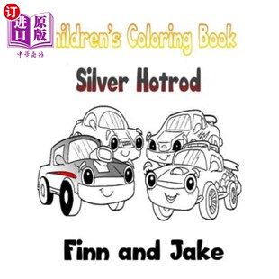 Silver winning Book 银色火棒：获奖 海外直订Children and Hotrod Coloring authors child Award 儿童彩绘书 Finn