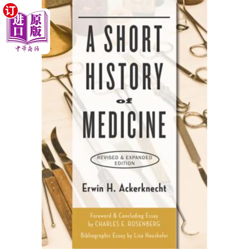 海外直订医药图书A Short History of Medicine(Revised, Expanded)医学简史（修订、扩充）