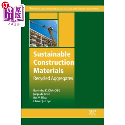 海外直订Sustainable Construction Materials: Recycled Aggregates 可持续建筑材料：再生骨料