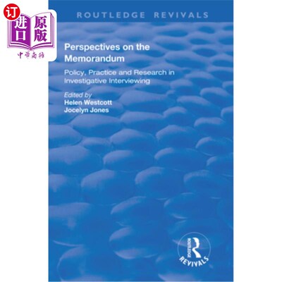 海外直订Perspectives on the Memorandum 对备忘录的看法